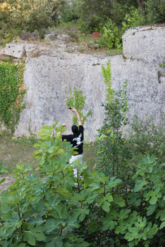 T-shirt Oversize “Felony Activities” – Streetwear Noir 200g