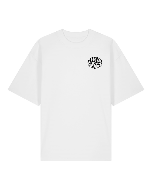 T-shirt Oversize “BREATH” – Blanc 200g Montagne