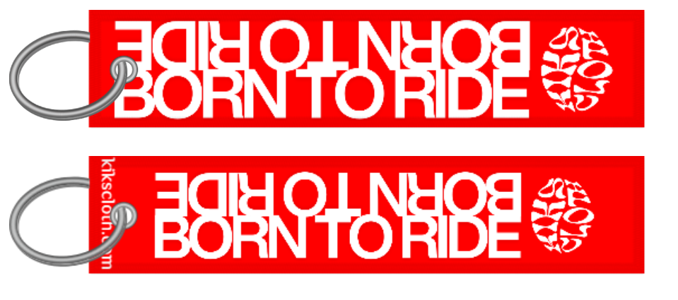 Porte clé Born To Ride